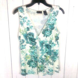 New York & Company Cottagecore Fairycore floral print top medium